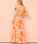 Peony Forever Maxi Dress In Paloma - 10 / Orange - Dresses