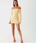Peppermayo Dominique Blazer Dress Yellow - 8 / Yellow - Dresses
