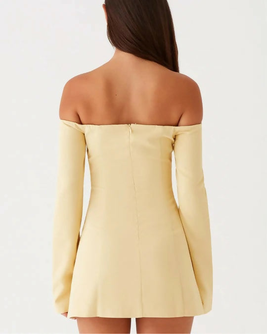 Peppermayo Dominique Blazer Dress Yellow - 8 / Yellow - Dresses
