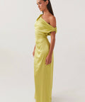 Peppermayo Heart Of Glass Satin Maxi - 12 / Yellow - Dresses