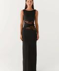 Peppermayo Karma Maxi Dress - Black - 6 / Black - Dresses