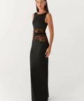 Peppermayo Karma Maxi Dress - Black - 6 / Black - Dresses
