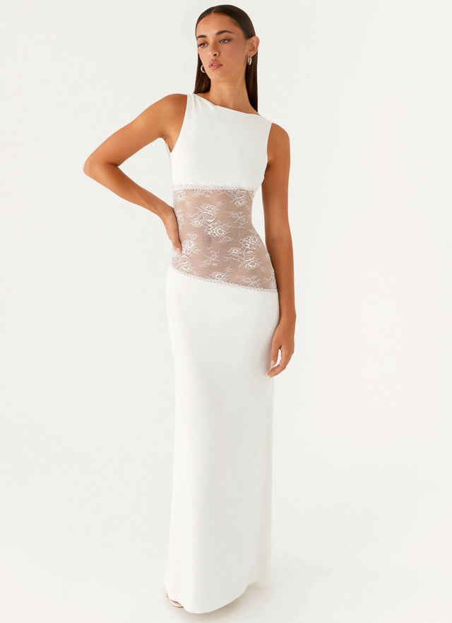 Peppermayo Lucinda Maxi Dress White - Passion