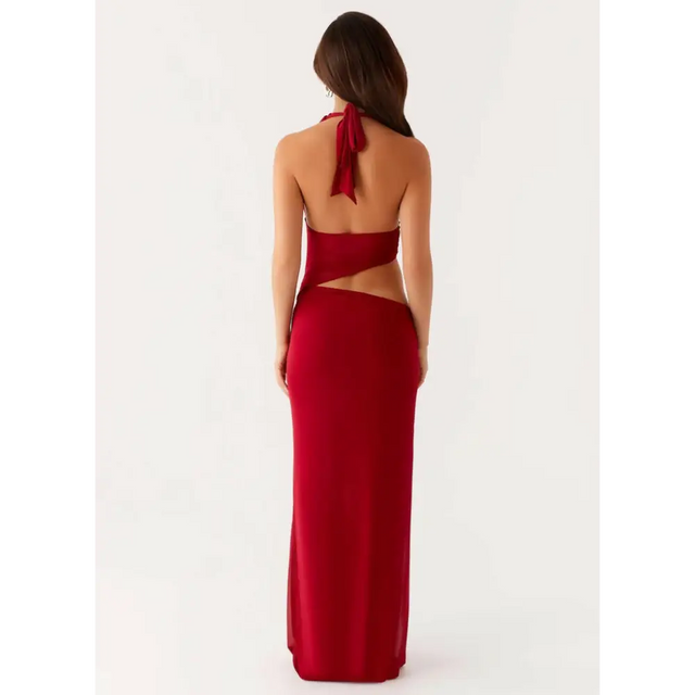 strapless open back dress Meredith Maxi Dress main image 1
