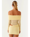 Peppermayo No Doubt Mini Dress Yellow - 8 / Yellow - Dresses
