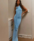 Peppermayo Pure Angel Maxi Dress in Blue Bell - 6 / Blue - Dresses
