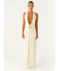 Peppermayo Spirit Maxi Dress Pale Yellow - 8 / Yellow - Dresses