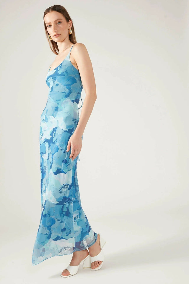 Perfect Stranger Romantic Blues Dress - 8 / Blue - Dresses