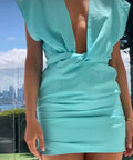 Pfeiffer Apollo Mini Dress Ice Blue Size 10 - 10 / Blue - Dresses