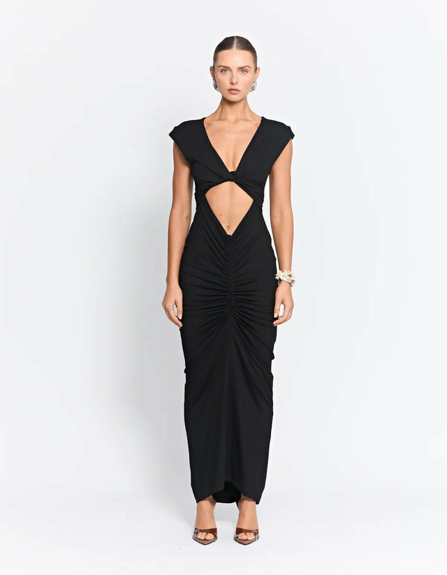 Pfeiffer Ramos Midi Dress Black - 10 / Black - Dresses