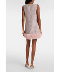 Pink Boucle Fur Hem Mini Dress Self Portrait - 6 / Pink - Dresses