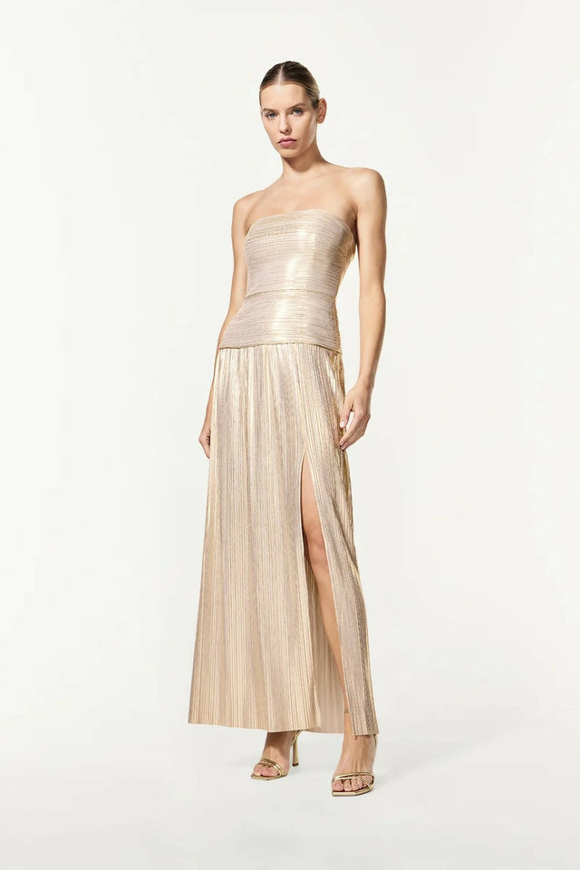 Manning Cartell Love and Lustre Dress Gold Size 8