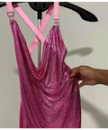 Poster Girl ‘Calypso’ Chainmail Mini - XS / Pink - Dresses