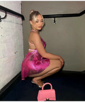 Poster Girl ‘Calypso’ Chainmail Mini - XS / Pink - Dresses