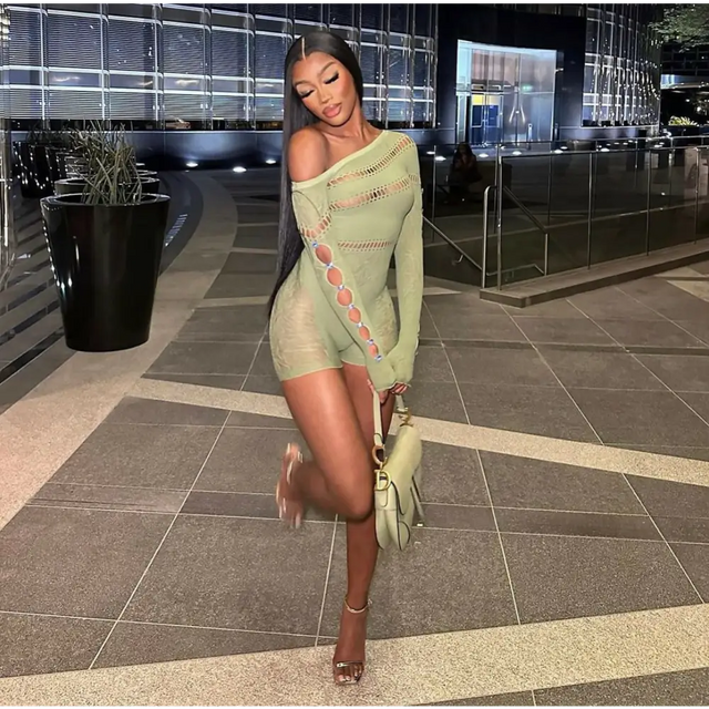 Poster Girl ‘Sativa’ Ivy Jumpsuit - One Size Fits All / Green - Dresses