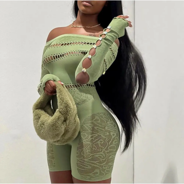 Poster Girl ‘Sativa’ Ivy Jumpsuit - One Size Fits All / Green - Dresses