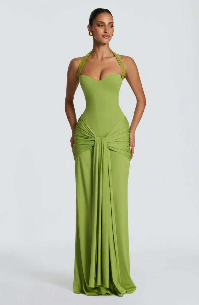 BABYBOO Gia Maxi Dress Olive