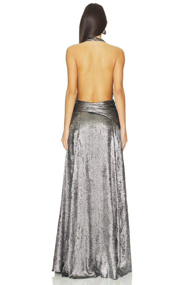Sonya Moda Zephyr Gown - Silver