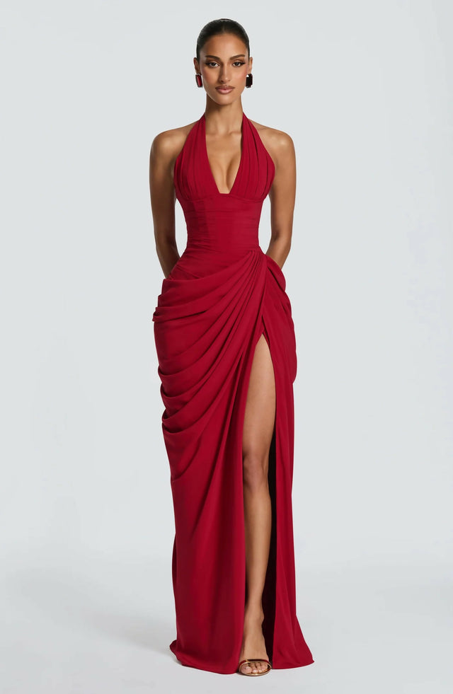 BABYBOO Minette Maxi Dress Red