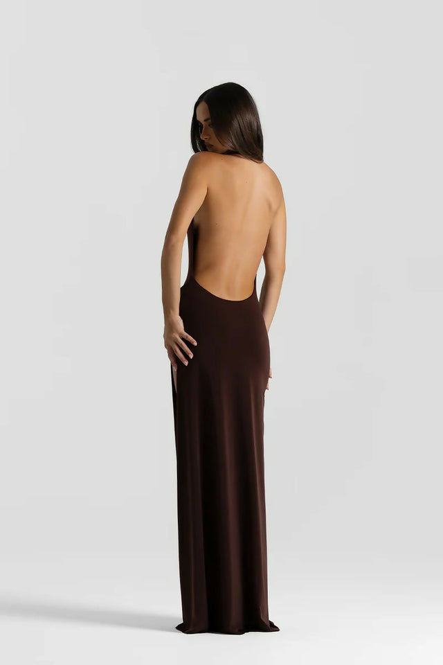 Natalie Rolt Winona Gown Espresso Size 6, 8, 10