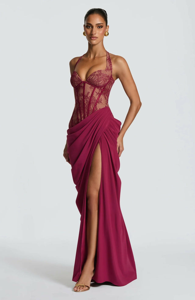BABYBOO Bonita Maxi Dress Mulberry
