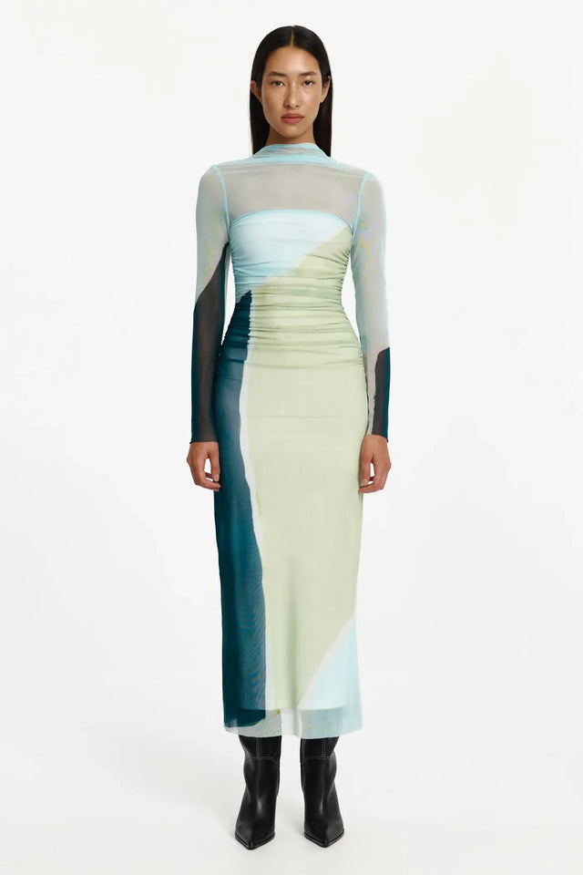 Significant Other Yusra Long Sleeve Midi Dress