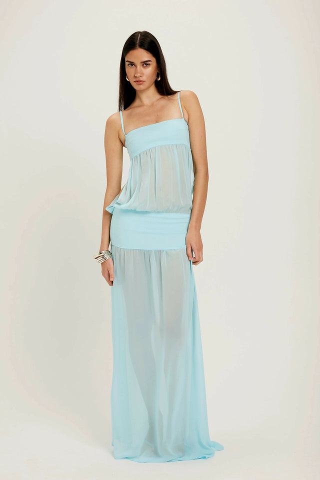 Ance Gria Romeo Gown in Aqua