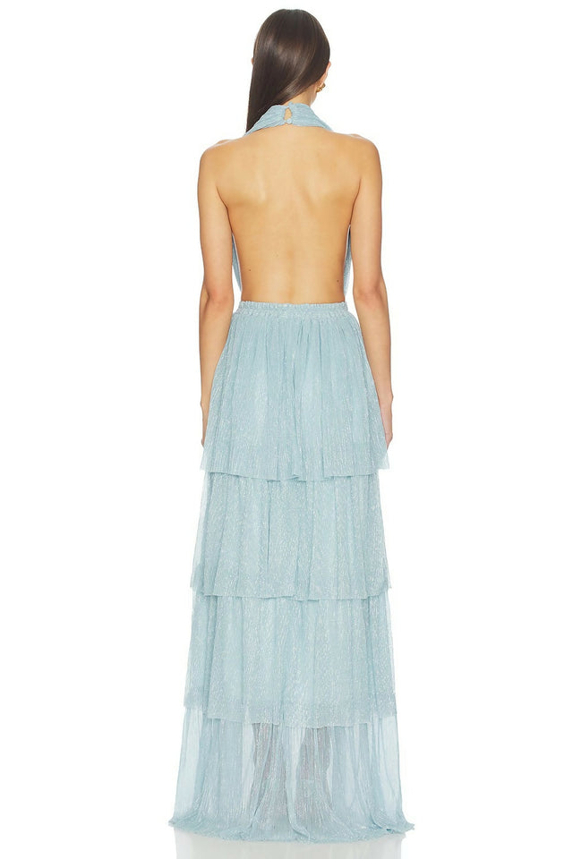 L'Idee Nammos Gown Arctic Moonlight Size 8 & 10