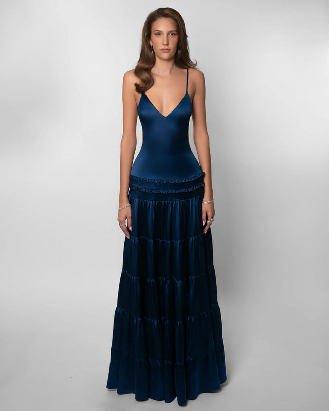 Fenity Raven Gown Blue Size 6,8
