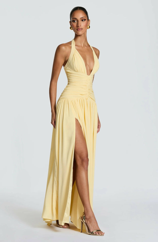 Babyboo Amaris Maxi Dress Lemon