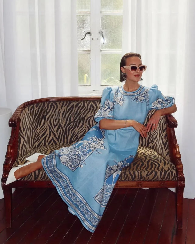 Alemais Villa Romantica Midi Dress