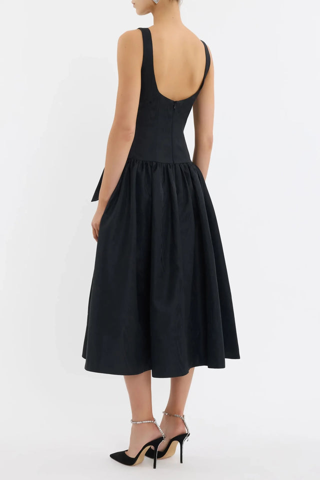 Rebecca Vallance Narcissa Midi Dress - Black