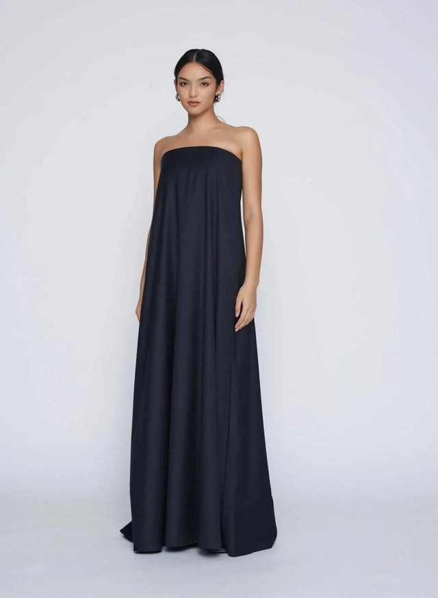 Anna Quan Delfina Maxi Dress Black Ink