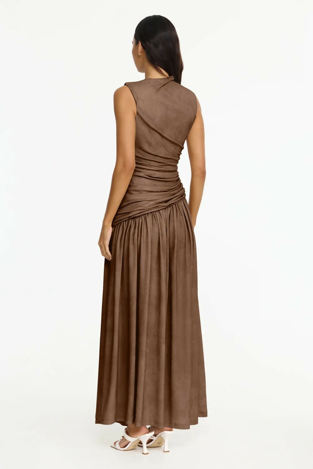 Acler Deanhill Maxi Dress Sepia – view 3