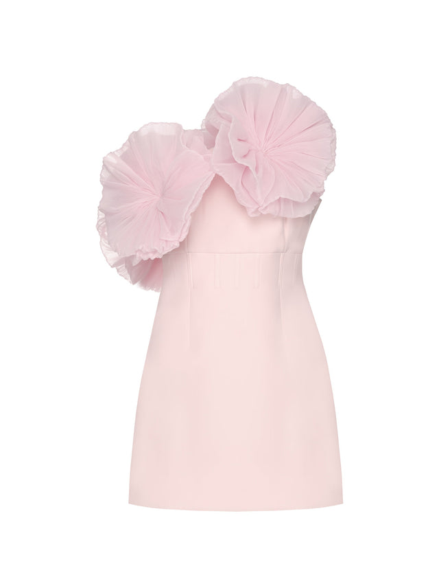 Rachel Gilbert Angelo Mini Dress - 14 / Pink - Dresses