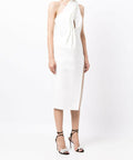 Rachel Gilbert Apollo Midi Dress - 6 / White - Dresses