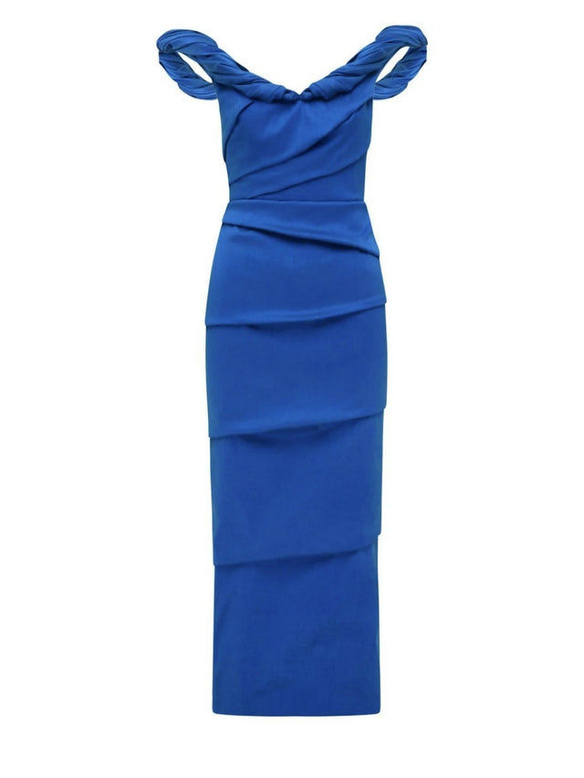 Rachel Gilbert Asha Dress Blue 3/AU12 - 12 / Blue - Dresses
