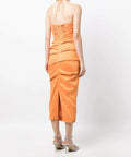 Rachel Gilbert Ayla Dress Orange Size 6 - 6 / Orange - Dresses