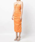 Rachel Gilbert Ayla Dress Orange Size 6 - 6 / Orange - Dresses