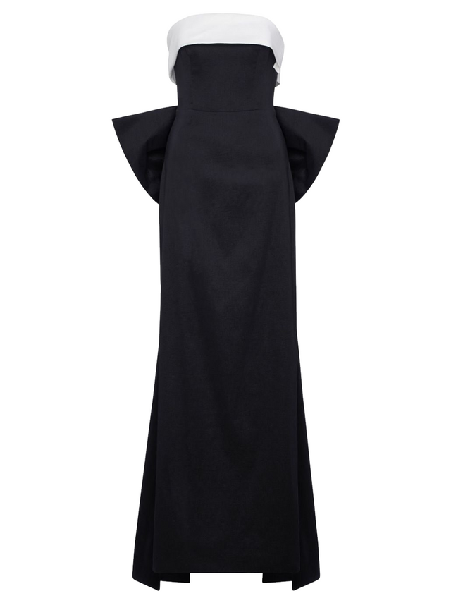 Rachel Gilbert Birdie Gown - 6 / Black - Dresses