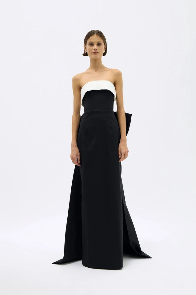 Rachel Gilbert Birdie Gown - 6 / Black - Dresses