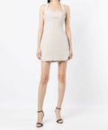 Rachel Gilbert Blaise Mini Dress Stone Size 4/AU 14 - 14 / Nude - Dresses