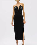 Rachel Gilbert Bowie Dress - 8 / Black - Dresses