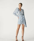 Rachel Gilbert Carina Mini Blue Dress - 8 / Blue - Dresses
