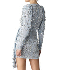 Rachel Gilbert Carina Mini Blue Dress - 8 / Blue - Dresses
