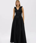 Rachel Gilbert Celia Gown in Black Size 12 - 12 / Black - Dresses