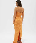 Rachel Gilbert Cheri Gown In Orange Size 6 8 - Dresses