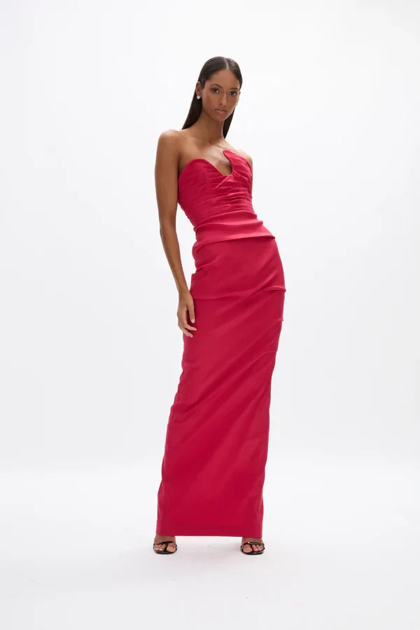 Rachel Gilbert Cheri Gown in Watermelon Size 10,12 - Dresses
