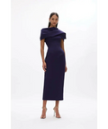 Rachel Gilbert Clara Gown Dress Dark Indigo Size 6 & 8 - Dresses