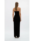 Rachel Gilbert Claudine Gown in Black Velvet - 8 / Black - Dresses